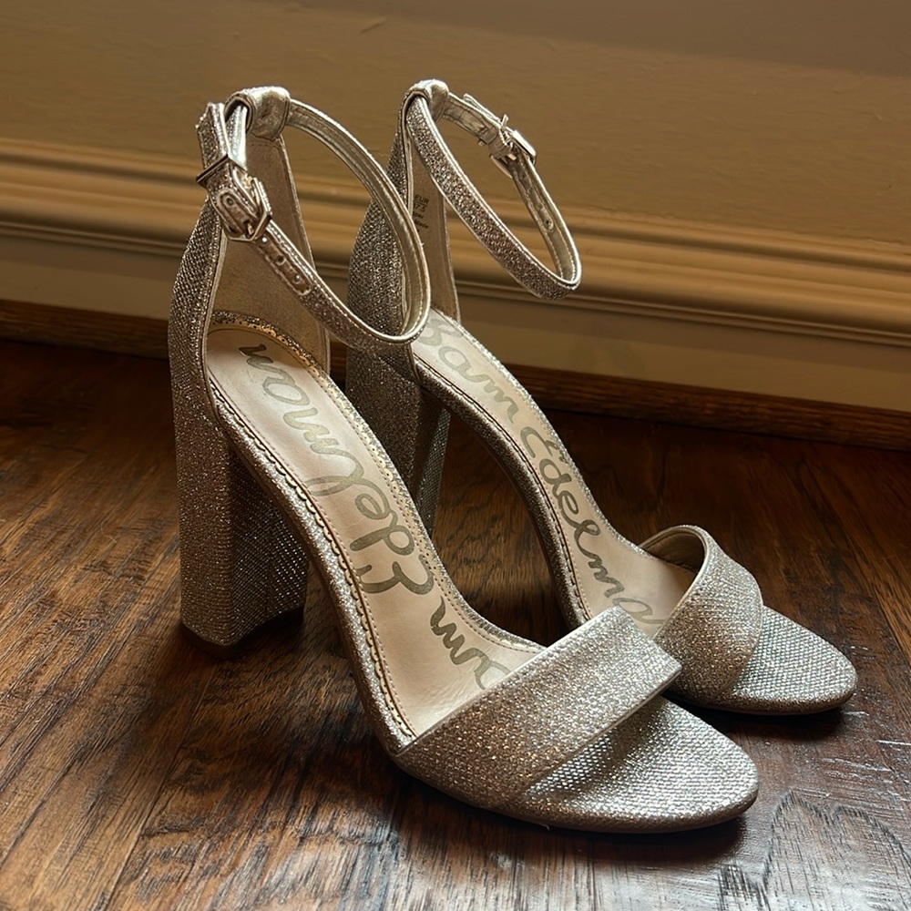Sparkly Sam Edelman high heels
